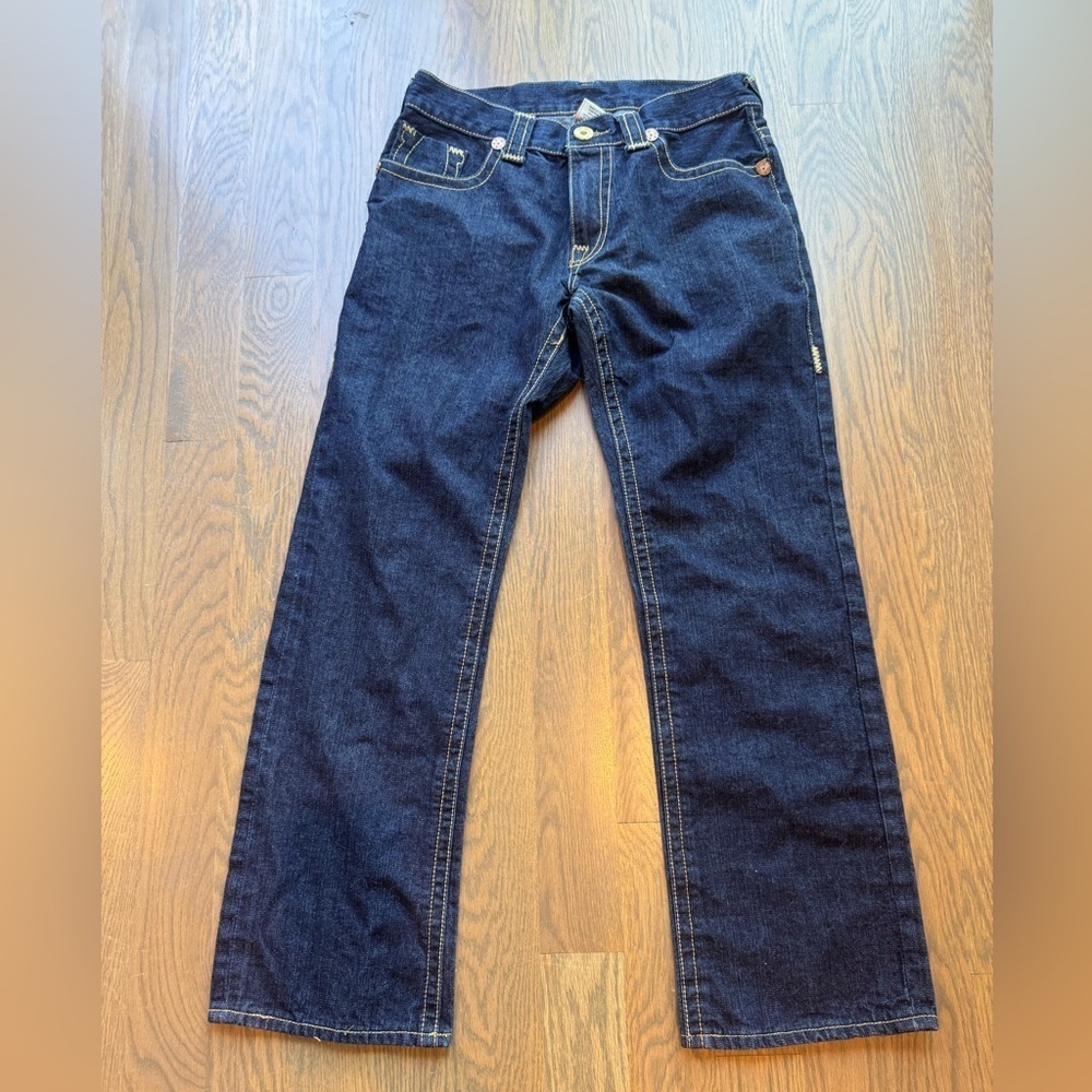 Authentic True Religion Jeans size 36 blue indigo made USA - Picture 10 of 11